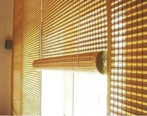 Plain Natural Bamboo Blinds